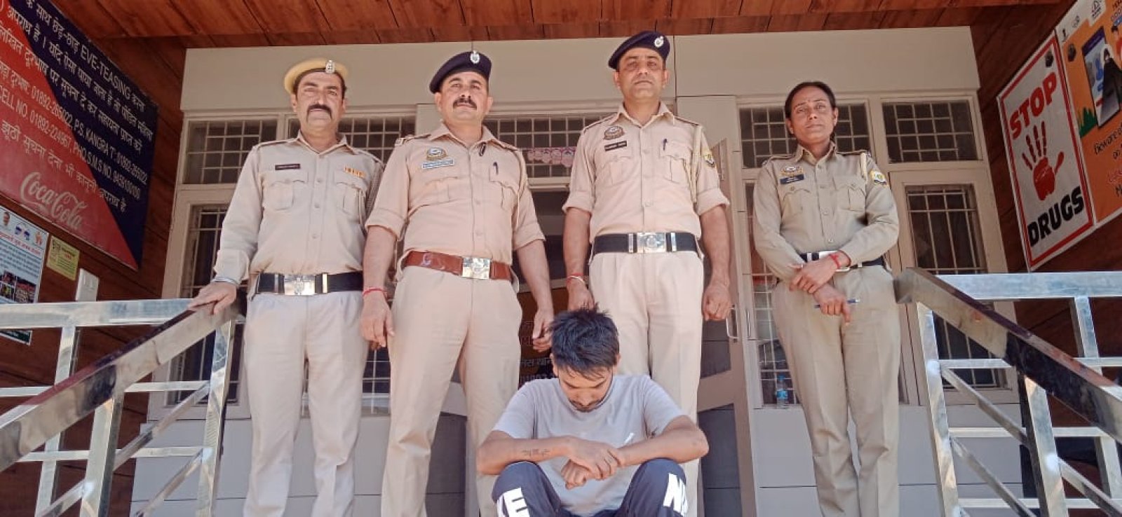 कांगड़ा थाना की नशे के खिलाफ मुहिम जारी 