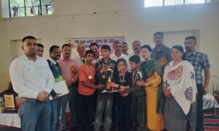 नादौन में हुआ 11वां राज्य स्तरीय योगा ओलंपियाड, 12 जिलों के 168 छात्र-छात्राओं ने लिया भाग