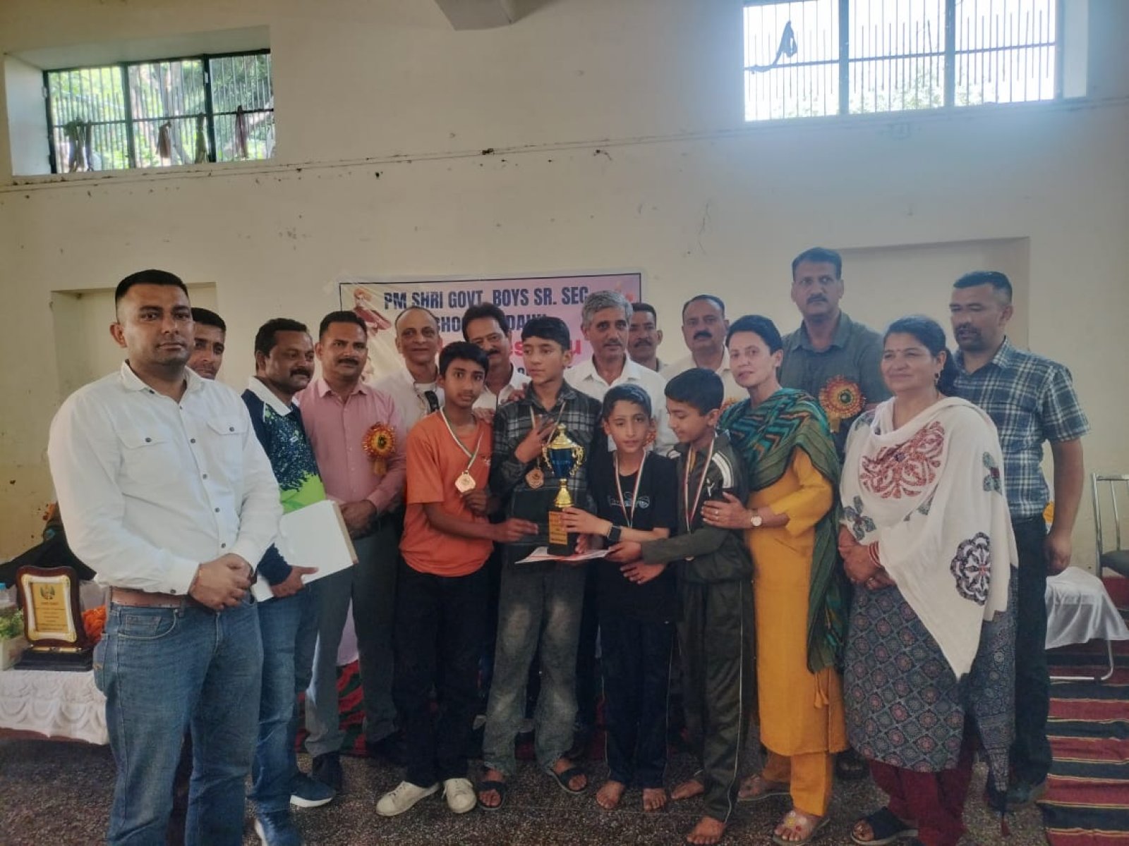 नादौन में हुआ 11वां राज्य स्तरीय योगा ओलंपियाड, 12 जिलों के 168 छात्र-छात्राओं ने लिया भाग