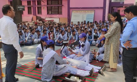 नादौन में कन्या विद्यालय की मॉक ड्रिल बनी जागरूकता का माध्यम