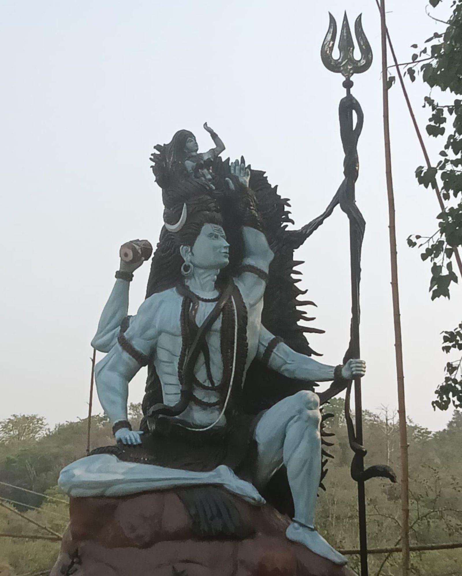 नादौन की फस्टे पंचायत में बनी देश की दूसरी गंगाधरेश्वर महादेव मूर्ति