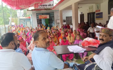 ग्राम पंचायत खोली में आयोजित हुई ग्राम सभा, आईआरडीपी चयन और स्वच्छता पर हुई चर्चा