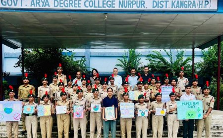 राजकीय महाविद्यालय नूरपुर में पोस्टर मेकिंग व भाषण प्रतियोगिता आयोजित