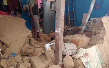 📰 भारी बारिश से दोबड़ कलां गांव में मकान ढहा, करीब 5 लाख का नुकसान