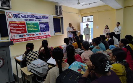 नशीले पदार्थों और रैगिंग पर नूरपुर कॉलेज में सेमिनार, वकील ने बताई कानून की सख्ती