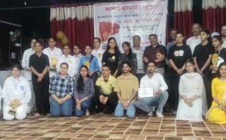 पालमपुर में विश्व हेपेटाइटिस दिवस पर जागरूकता की अनूठी मिसाल, छात्रों ने नाटक और रंगोली से जीता दिल