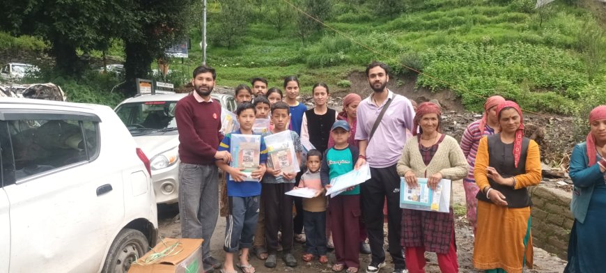 आपदा में छात्र संगठन भी आए आगे, प्रभावितों की मदद को उठे हाथ