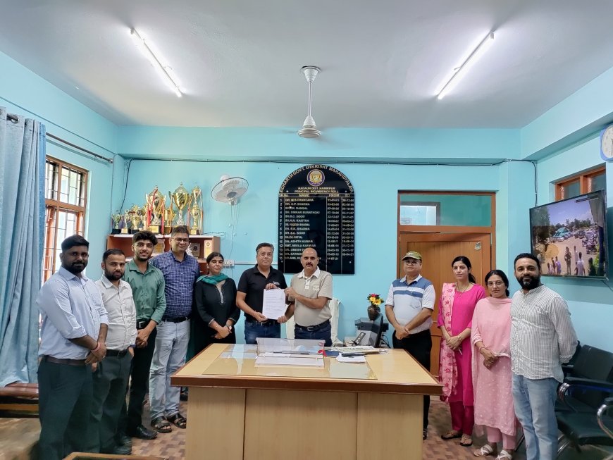 ऑनलाइन शिक्षा में क्रांति: सिद्धार्थ कॉलेज नादौन और शूलिनी यूनिवर्सिटी सोलन के बीच हुआ ऐतिहासिक समझौता!