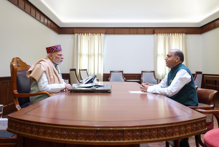 PM मोदी से मिले हिमाचल नेता, आपदा राहत के लिए मांगी 'एरिया स्पेसिफिक' मदद और कानून में रियायत की मांग!