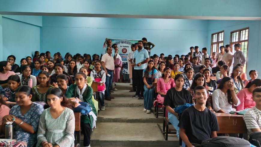 नादौन कॉलेज में छात्रवृत्ति जागरूकता कार्यशाला आयोजित, विद्यार्थियों को दी गई अहम जानकारी