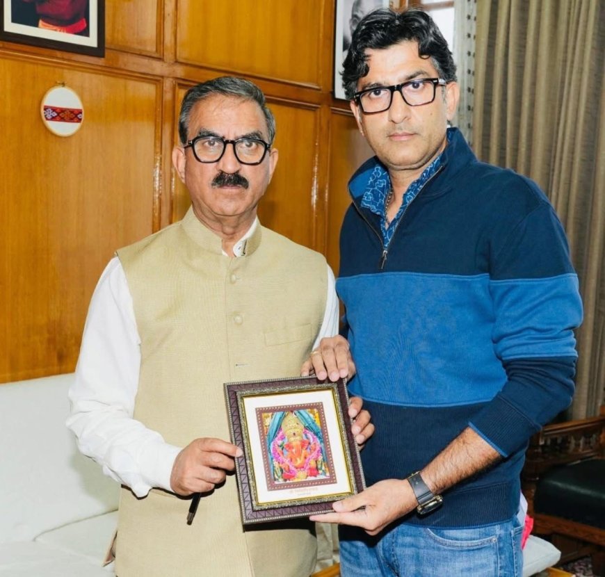 “नादौन की तस्वीर बदलेगी!” नगर परिषद अध्यक्ष शम्मी सोनी ने शिमला में CM सुक्खू को दिए विकास कार्यों के अपडेट