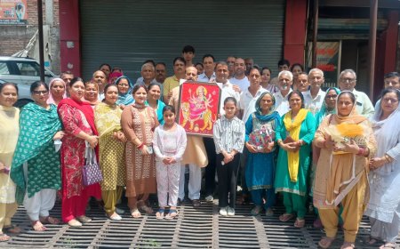 नादौन में उमड़ा आस्था का सैलाब, ब्रम्हऋषि कुमार स्वामी जी का हुआ भव्य स्वागत!