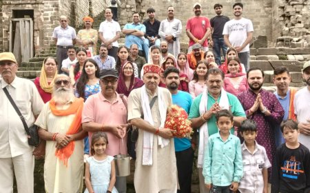 बेला पंचायत में स्थापित हुई कटोच वंश की कुलदेवी मां अंबिका, कांगड़ा किले से लाई गई प्रतिमा