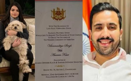 हिमाचल के PWD मंत्री विक्रमादित्य सिंह लेंगे सात फेरे, छप गए कार्ड; चंडीगढ़ से है दुल्हन