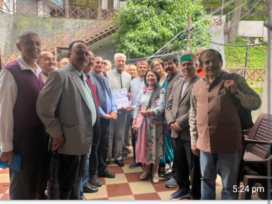 विधायक हरीश जनार्था से मिले पेंशनर्स, सौंपा 12 सूत्रीय मांगपत्र — बोले अब नहीं झेलेंगे अनदेखी!