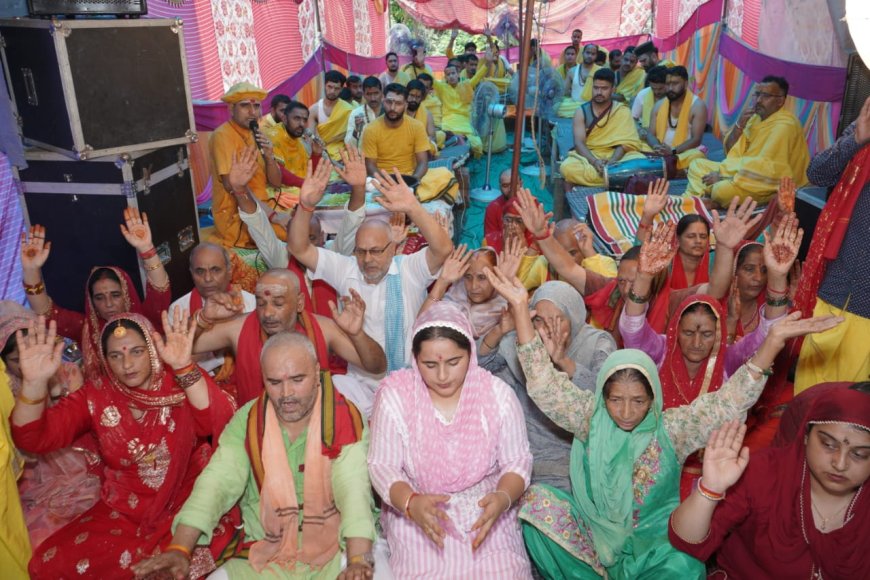 नादौन के पछनाल गांव में सहस्त्र चंडी महायज्ञ सम्पन्न, पूर्णाहुति में उमड़ा श्रद्धालुओं का सैलाब