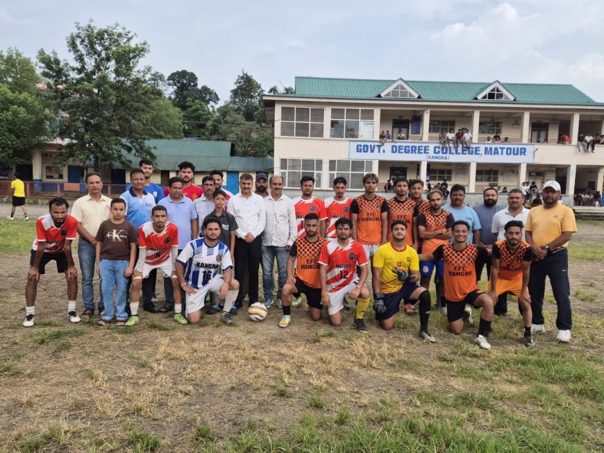 🏆 मटोर एफसी ने चिराग चक्षु मेमोरियल फुटबॉल टूर्नामेंट में रचा इतिहास, विधायक पवन काजल ने दी बड़ी घोषणा!