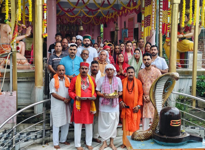 करियाड़ा में कृष्ण जन्माष्टमी की धूम! महामृत्युंजय पाठ से गूंजा सिद्ध श्री शिंडू बाबा बालक नाथ मंदिर