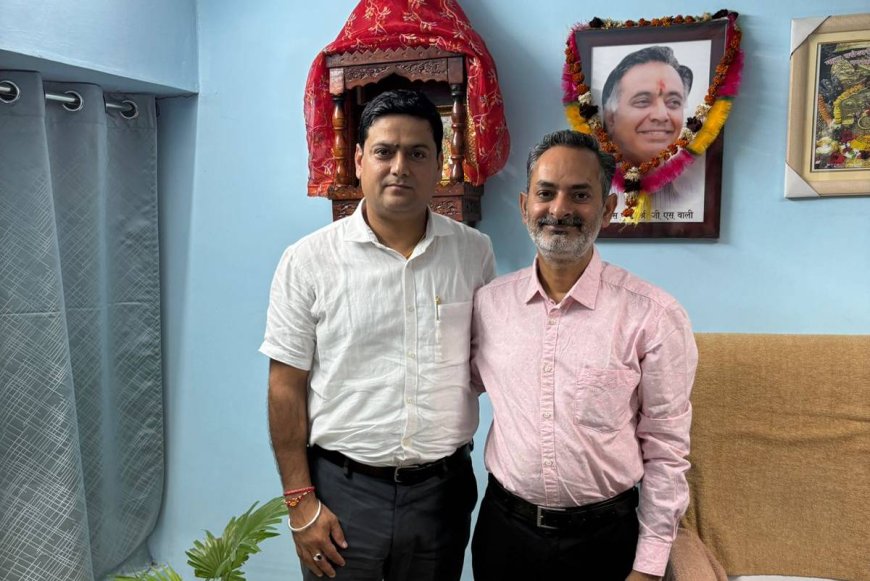 कांगड़ा के नए डाक निरीक्षक राजकुमार ने संभाला कार्यभार, एचआरटीसी उपाध्यक्ष से की खास मुलाकात!