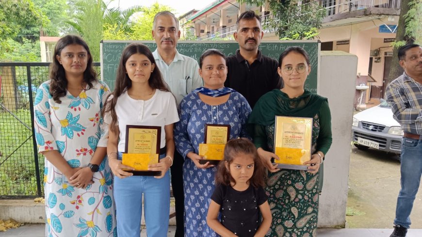 ✨ “पहल संस्था ने चंगर की होनहार बेटियों को दिया सम्मान, मेरिट में चमकाया नाम”