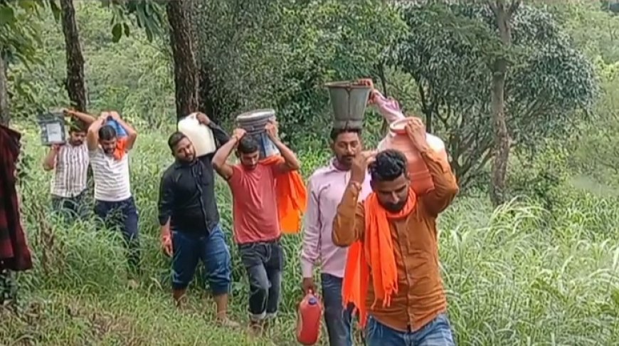 सिद्ध बाबा लक्ष्मण जति मंदिर संदोटी में तीसरा विशाल भंडारा, पानी की किल्लत ने बिगाड़ा श्रद्धालुओं का उत्साह!