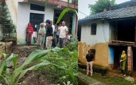 बड़सर में आपदा पीड़ितों को SDM ने दी 1 लाख की राहत