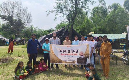 कांगड़ा में आपदा प्रभावितों तक पहुँची राहत सामग्री