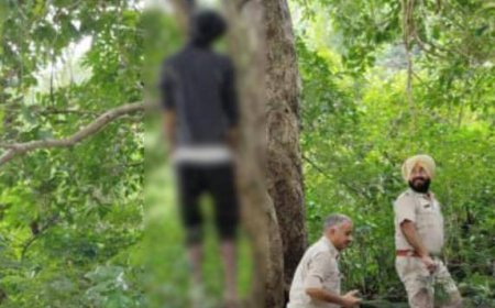 2 दिन से लापता युवक का शव पेड़ से लटका मिला, मचा हड़कंप