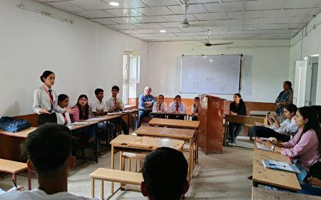 राजपुर कॉलेज में अंतरराष्ट्रीय लोकतंत्र दिवस मनाया