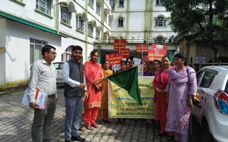 कांगड़ा में एसडीएम ने पोषण माह रैली को दिखाई हरी झंडी