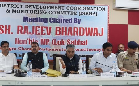 उपमंडल स्तर पर होगी योजनाओं की समीक्षा: सांसद राजीव भारद्वाज