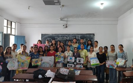 एमसीएम डीएवी कॉलेज में विश्व शांति दिवस पर प्रतियोगिताएं