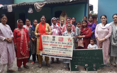 कांगड़ा में पोषण माह: महिलाओं को सिखाया लोकल फॉर वोकल