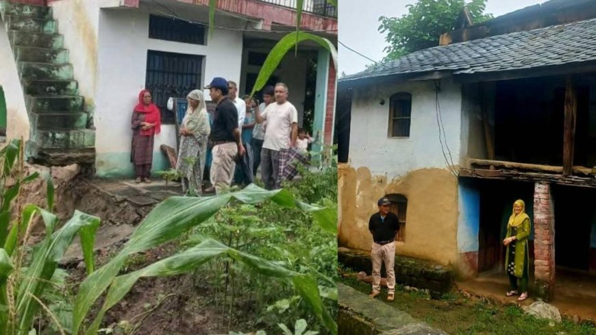 बड़सर में आपदा पीड़ितों को SDM ने दी 1 लाख की राहत