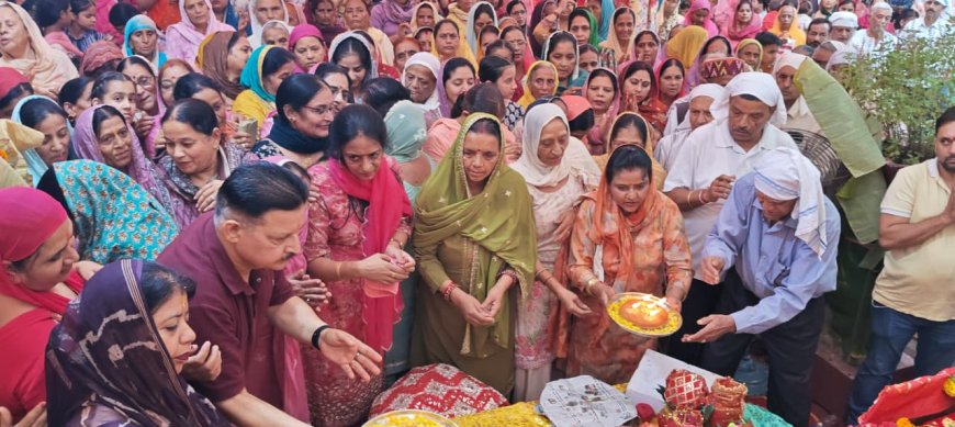 पुराना कांगड़ा में श्रीकृष्ण-रुक्मणि विवाह, श्रद्धालु झूमे