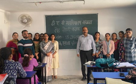 डीएवी कॉलेज कांगड़ा में सड़क सुरक्षा पर हुई भाषण प्रतियोगिता