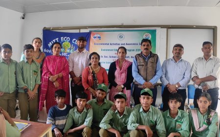 जलाड़ी स्कूल में पर्यावरण जागरूकता संगोष्ठी और प्रतियोगिताएं आयोजित