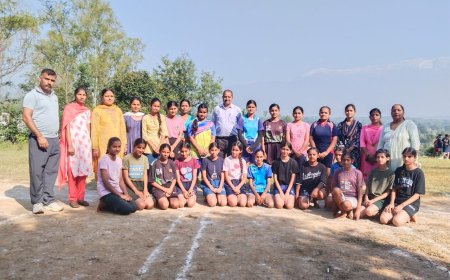 आदर्श मॉडल पब्लिक स्कूल तियारा में खेल प्रतियोगिता संपन्न, छात्रों ने दिखाया दम