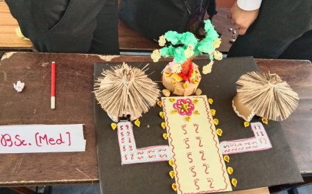 रंगोली और रामायण नाट्य से सजी दीपावली की उमंग, गणेश दत्त कॉलेज में उत्सव का माहौल