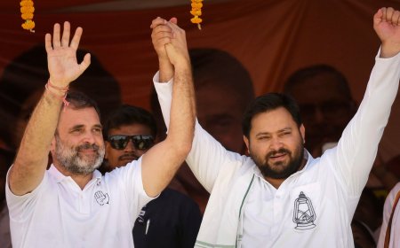 "बिहार चुनाव में आज राहुल-तेजस्वी की साझा सभा, मुद्दों पर गरमाई सियासत"