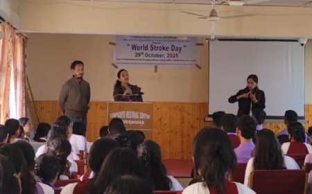 विश्व स्ट्रोक दिवस पर सीआरसी सुंदरनगर में जागरूकता व्याख्यान