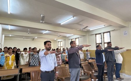 अटल कॉलेज तकीपुर में राष्ट्रीय एकता दिवस पर लौह पुरुष को नमन