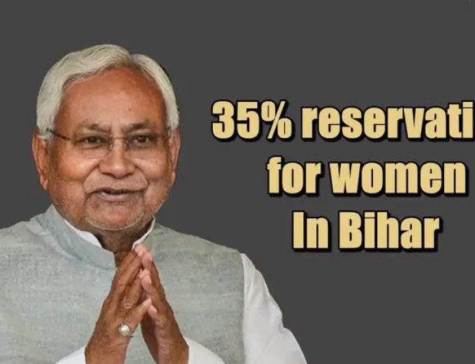 बिहार में महिलाओं को 35% नौकरी आरक्षण, नया इतिहास लिखा