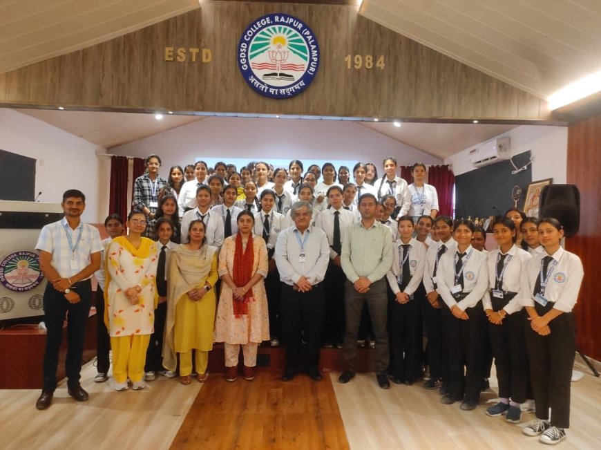 जीजीडीएसडी कॉलेज राजपुर में वन्यजीव संरक्षण पर व्याख्यान