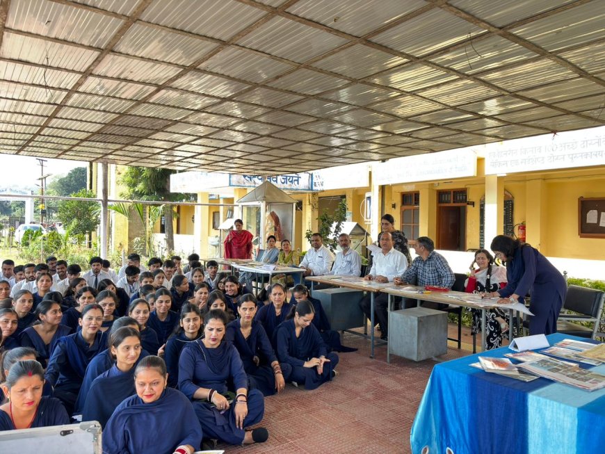 डाइट हमीरपुर गौना करौर में नशा मुक्ति पर वाद-विवाद प्रतियोगिता आयोजित