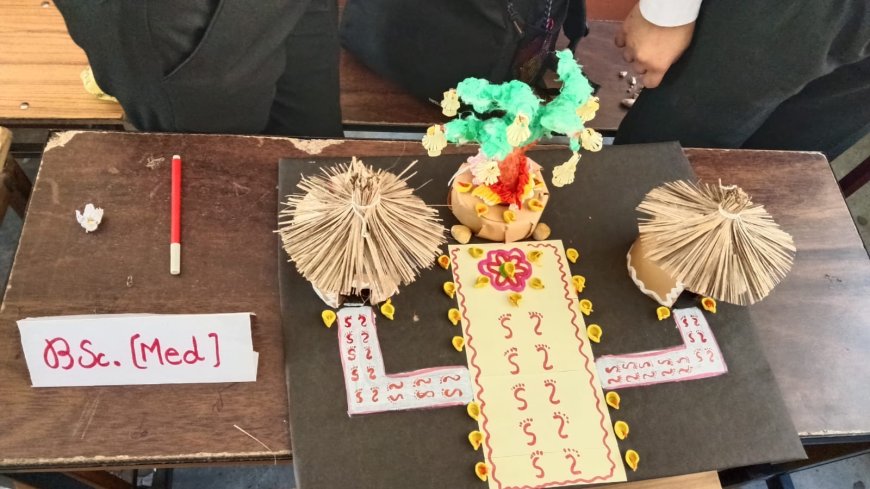 रंगोली और रामायण नाट्य से सजी दीपावली की उमंग, गणेश दत्त कॉलेज में उत्सव का माहौल