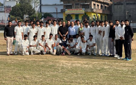 एमसीएम डीएवी कॉलेज कांगड़ा में अंतर-महाविद्यालय क्रिकेट टूर्नामेंट की धमाकेदार शुरुआत