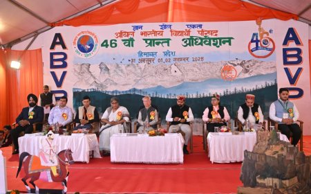 विद्यार्थी परिषद के अधिवेशन में गूंजा राष्ट्रभक्ति का जोश