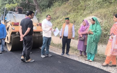 विकास की राह पर शाहपुर — धारकण्डी के लिए वरदान बनेगी शाहपुर–बोह सड़क : केवल सिंह पठानिया