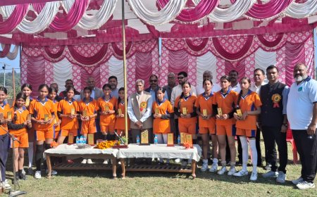 हॉकी इंडिया के 100 साल: गौना करौर स्कूल में खेला जोश से भरा मैच